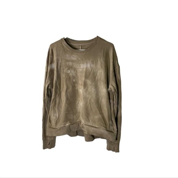 All in Motion Medium Brown and White Tie Dye‎ Sweatshirt - Picture 1 of 4